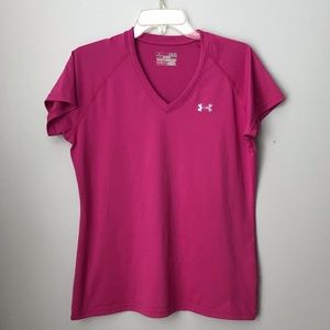 Under Armour HeatGear Pink Top